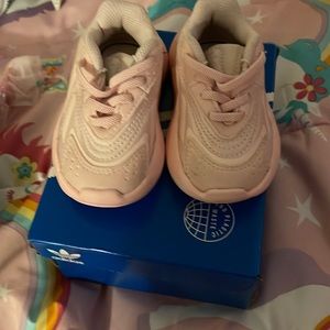 Pink Adidas size 4 in baby’s